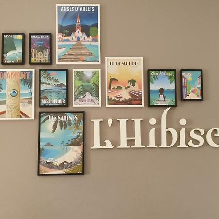L'Hibiscus Piscine Et Plage 상트루스 외부 사진