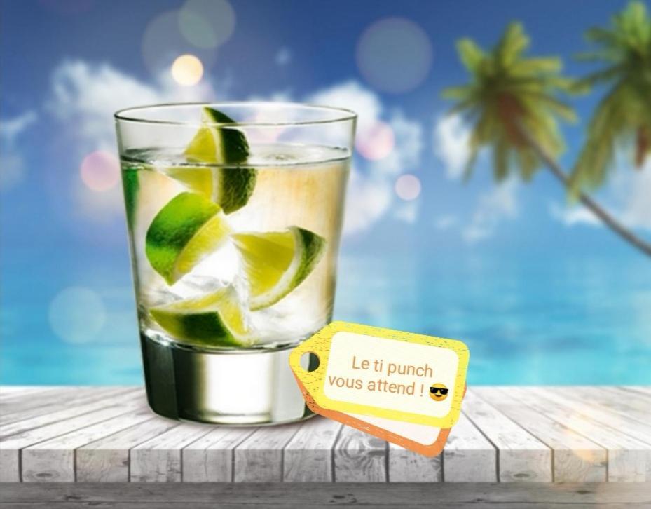 L'Hibiscus Piscine Et Plage 상트루스 외부 사진